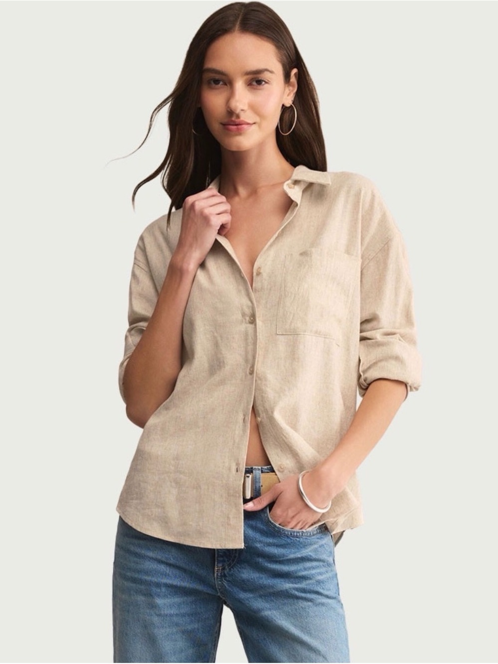 Z Supply Alfie Linen shirt